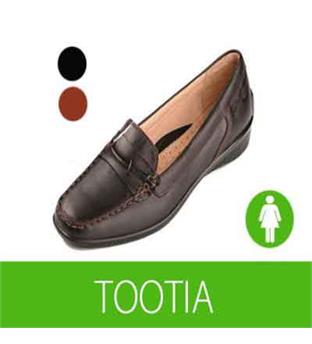 کفش چرمی زنانه مدل طوطیا